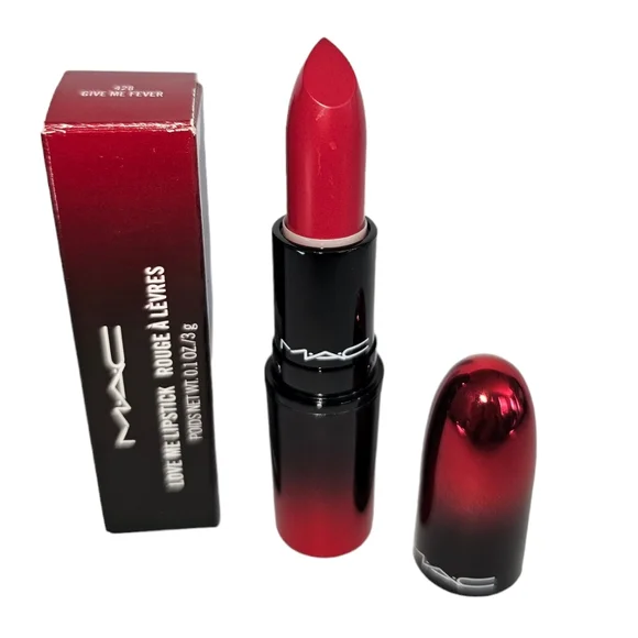 Mac Love Me Lipstick Give Me A Fever NIB - Picture 5 of 9
